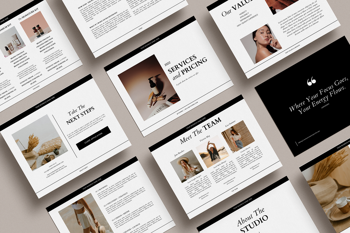 Classic | Services Guide CANVA, a Presentation Template by Luna Soul Design (Photo 2 of 5)