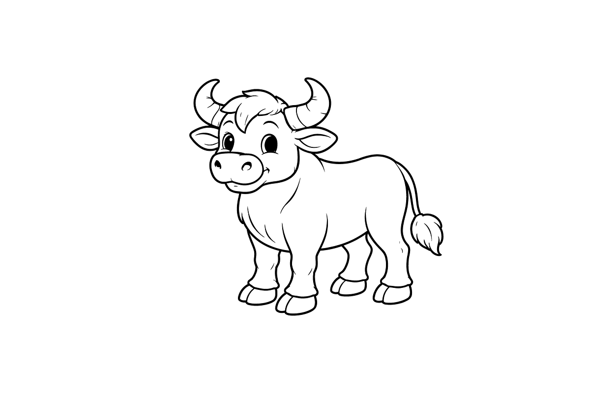 15 Cute Kawaii Animal Coloring Pages, an Animal Illustration by Annudesign (Photo 6 of 9)