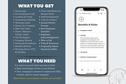 Notion Employee Handbook Template, an App Template by Designs by Darowan (Thumbnail 9 of 10)