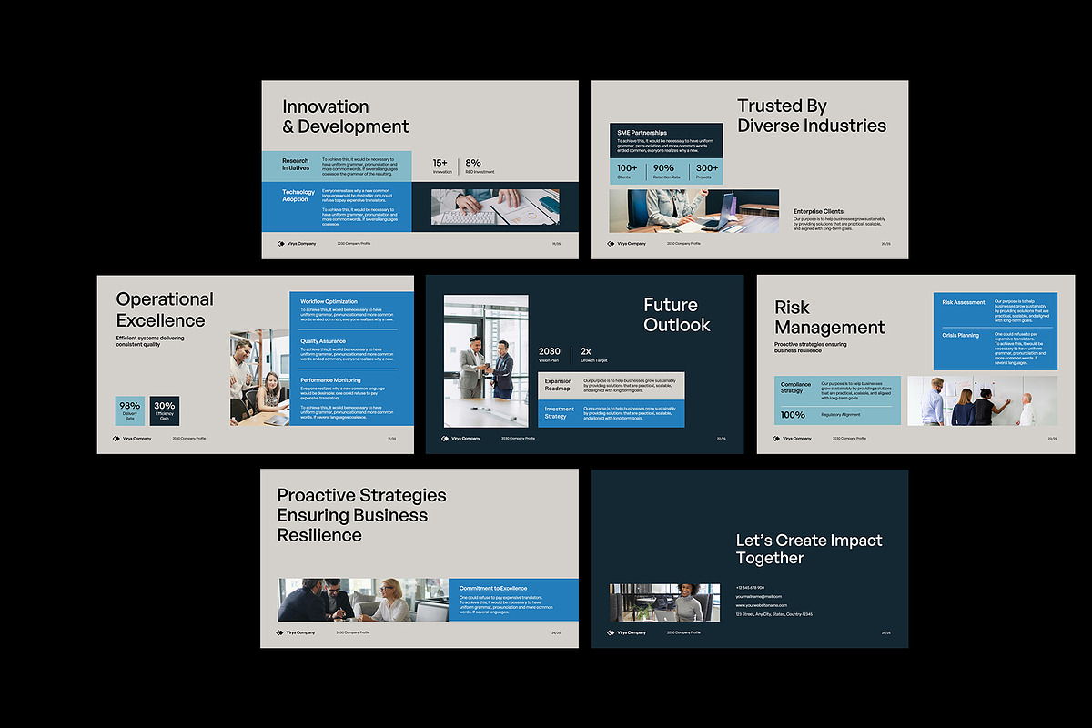 VIRYA | Marketing Agency Profile GSL, a Presentation Template by Neermana (Photo 4 of 4)