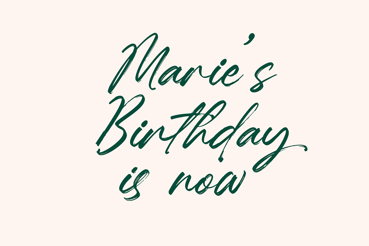 Hugetta Amphals Elegant Brush Font, a Script Font by Letterena Studios Script (Photo 7 of 15)