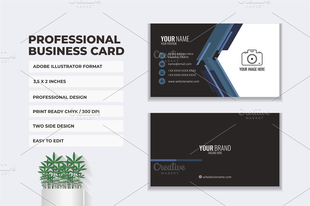 Business Card Template, a Business Card Template by suhadidesign (Photo 4 of 5)