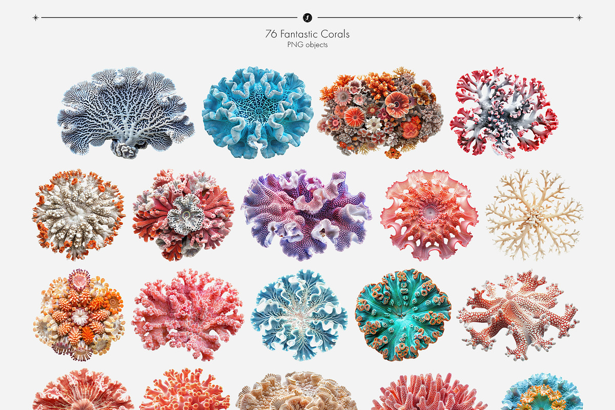 Fantastic Corals, an Object Graphic by Freezerondigital (Photo 4 of 10)
