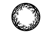 Decorative Nature Frame Silhouettem, a Graphic by BIPLOB EXPERT (Thumbnail 12 of 13)