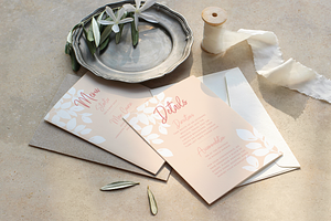 Blush Wedding Stationery Suite