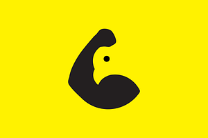 power bird gym muscle concept logo, a Branding & Logo Template by devastd