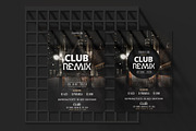 Club Remix PSD Flyers Templates, a Flyer Template by PixelsDesign (Thumbnail 1 of 4)