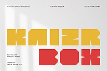 Kaizr Box -  Modern Bold Boxy Logo