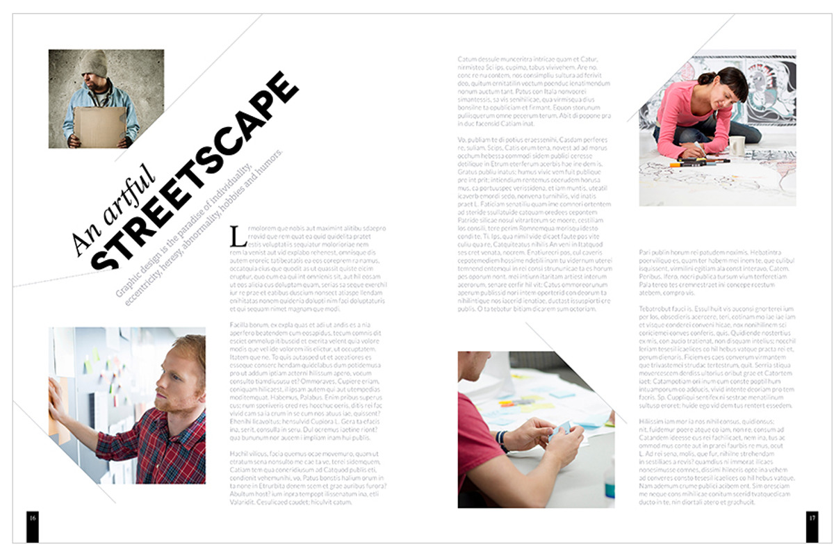 Magazine Template InDesign 11, a Magazine Template by Love Graphic Design (Photo 17 of 20)