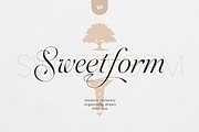 Sweetform - Serif & Sans Font Duo, a Serif Font by VP Fonts (Thumbnail 1 of 23)