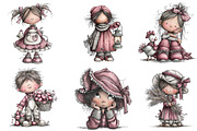 Whimsical storybook children clipart, an Illustration by CreationArt (Thumbnail 4 of 5)
