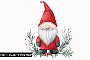 Christmas Gnome Clipart Bundle, an Illustration by crative8112 (Thumbnail 7 of 10)