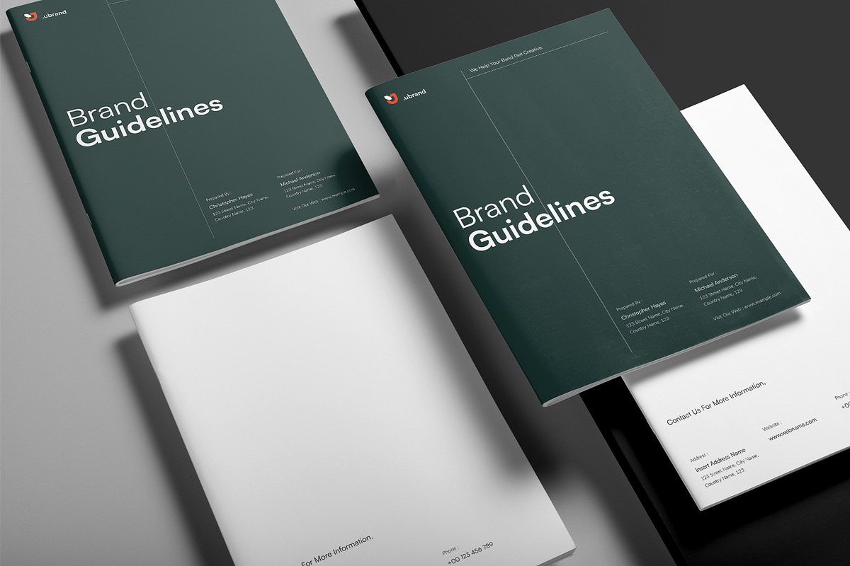 Brand Guidelines Template, a Brochure Template by DesignCrest (Photo 15 of 18)