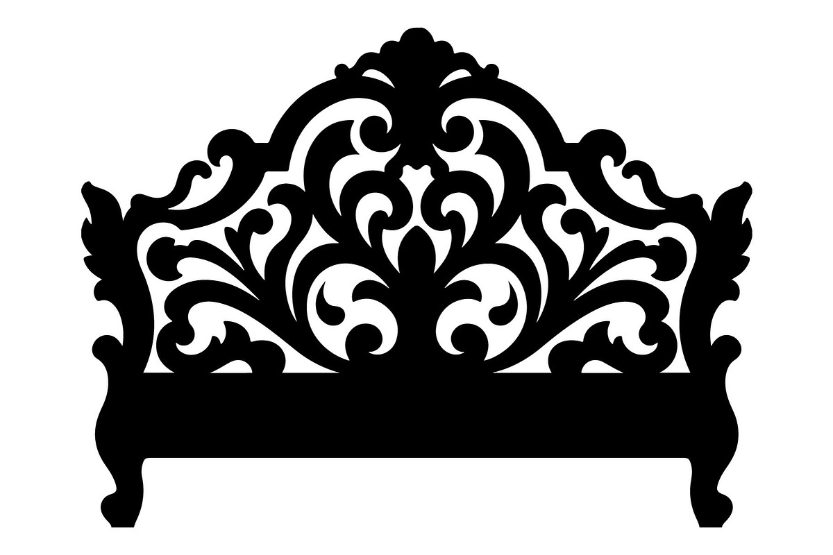 Luxury Ornamental Headboard, an Object Graphic by hafijul (Photo 4 of 4)