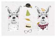 FARM BABIES watercolor set, an Animal Illustration by Natali Smolova (Thumbnail 3 of 8)