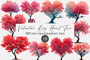 Valentine Day Heart Tree Clipart, an Illustration by Designworld (Thumbnail 1 of 4)