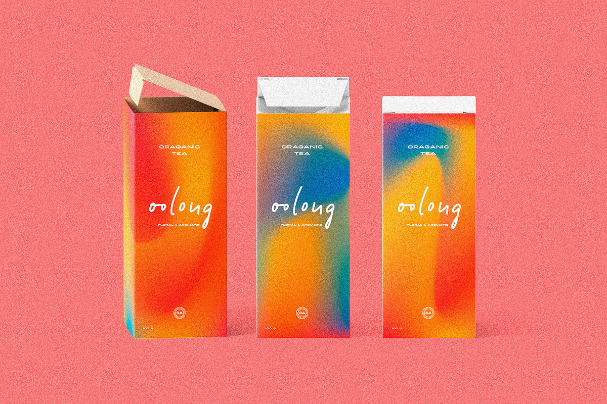 16 Retro Grainy Gradient Backgrounds, a Background Graphic by Artcoast Std. (Photo 3 of 7)