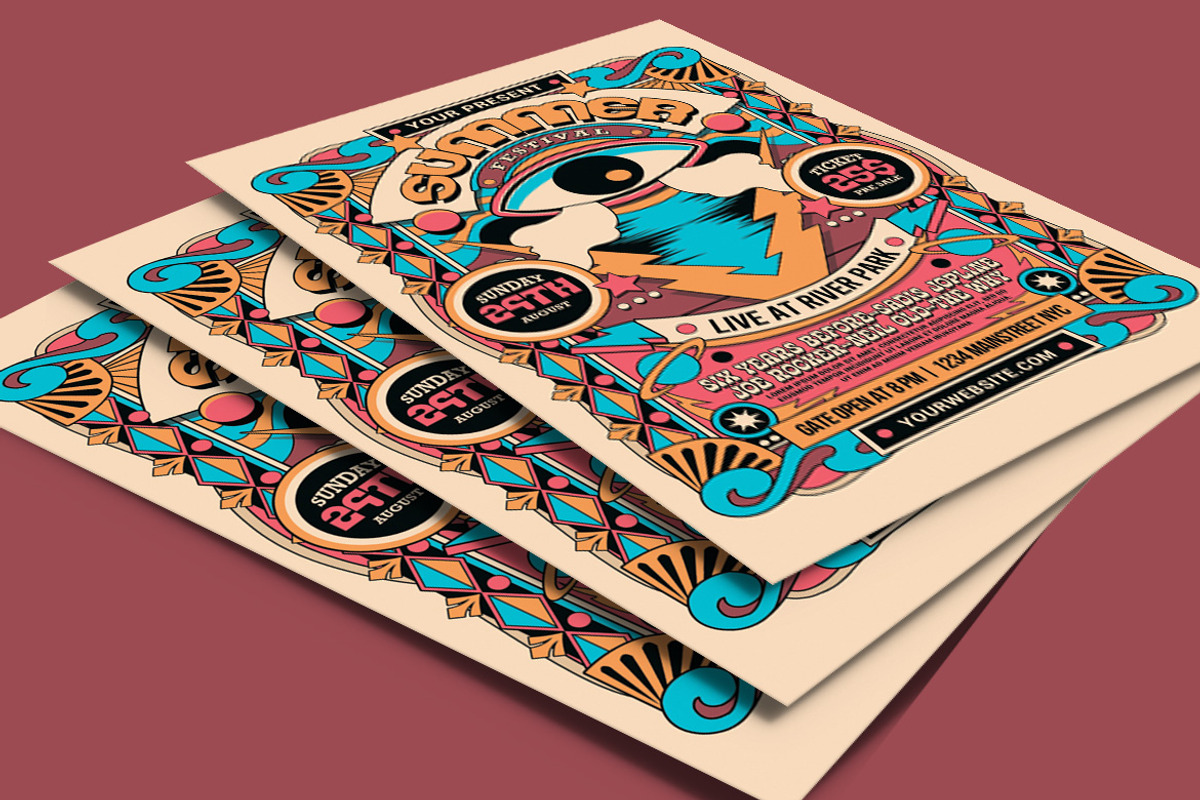 Retro Psychedelic Summer Festival