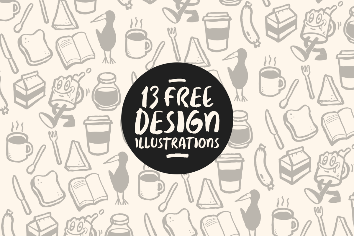 Breakfast Crew Font + Illustrations, a Script Font by The Branded Quotes (Photo 6 of 7)