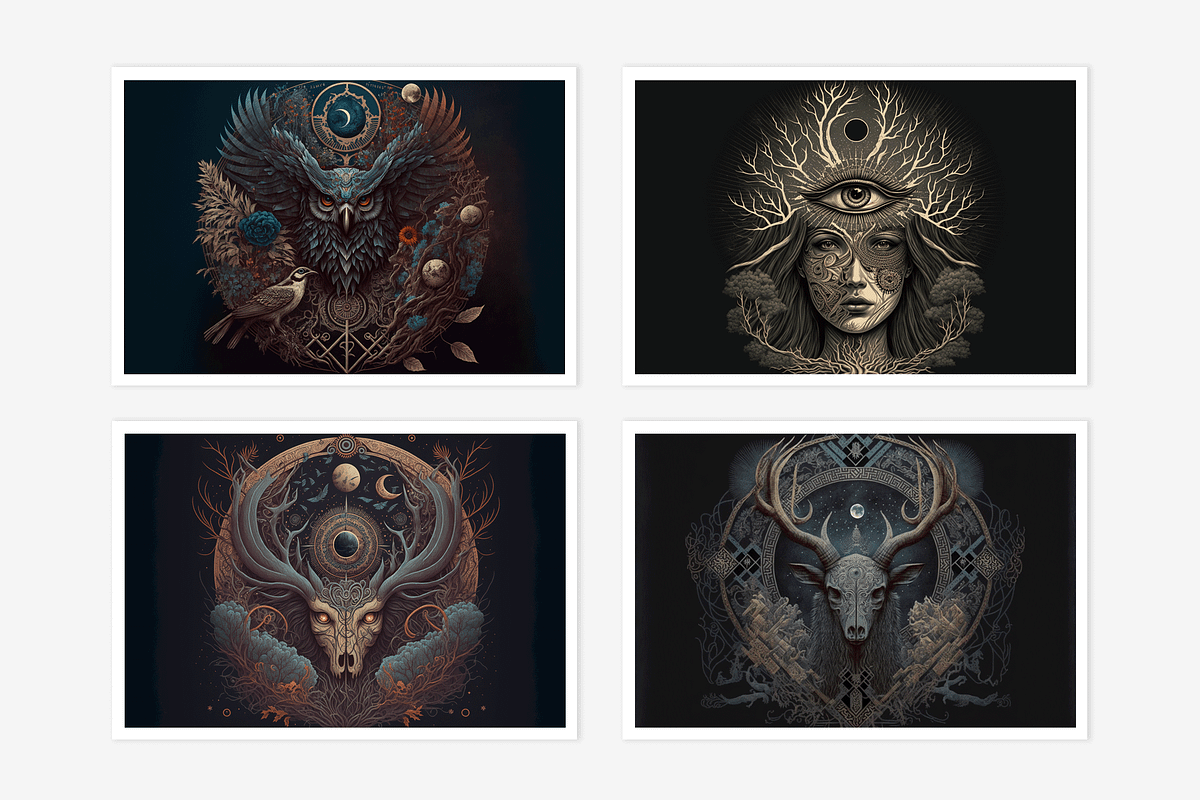 Sham Collection · Shaman Art, a Person Illustration by milatovar (Photo 18 of 18)