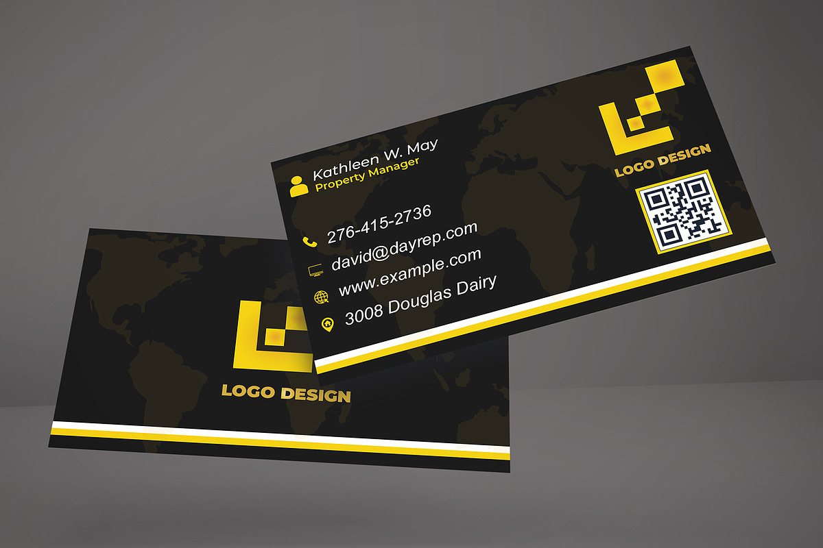 Premium Corporate Card PSD preview 4