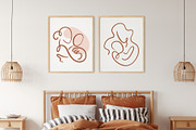 Mother and Baby Vector Pack +SVG, a Graphic by Katrinelly (Thumbnail 2 of 11)