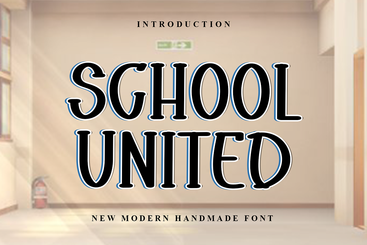 School United, a Script Font by InermediaSTUDIO (Photo 1 of 8)