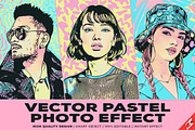 Vector Pastel Photo Effect, an Action Add-On by Amorjesu.com (Thumbnail 1 of 32)