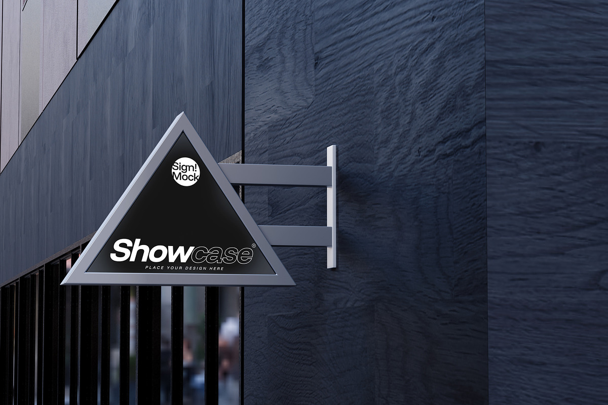 Signboard Mockup, an Advertising Mockup by SLAB! Design (Photo 5 of 8)