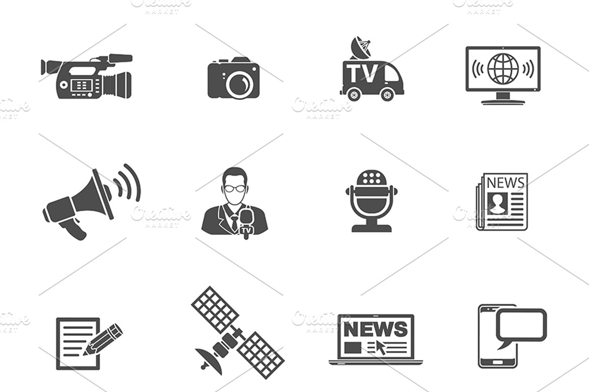 News and Media Concepts, a Technology Illustration by TAlex (Photo 3 of 6)