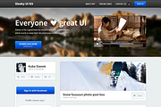 Sleeky GUI Kit, an UI Kit Template by Kuba Stanek (Thumbnail 2 of 2)