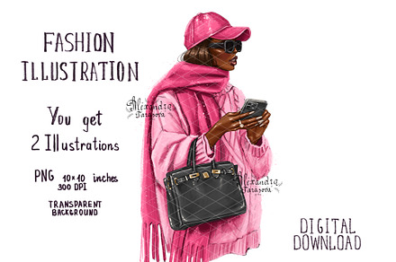 Fashion Girl Black Boss Girl