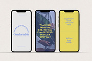Instagram Inspirational Quotes CANVA, a Social Media Template by Lyrata Studio (Thumbnail 2 of 14)