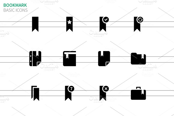 Bookmark Tag Favorite Icons