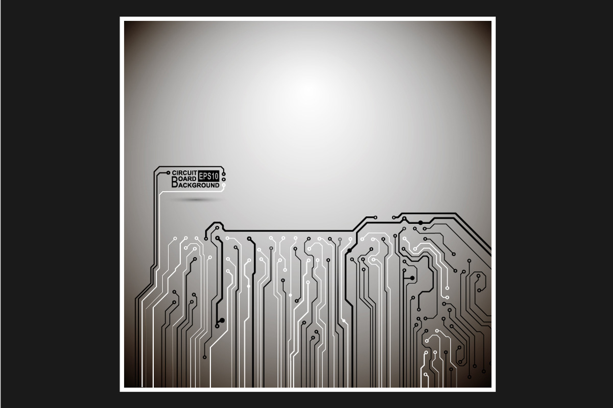 -50% Circuit boards backgrounds set, a Background Graphic by frost_newt (Photo 2 of 11)