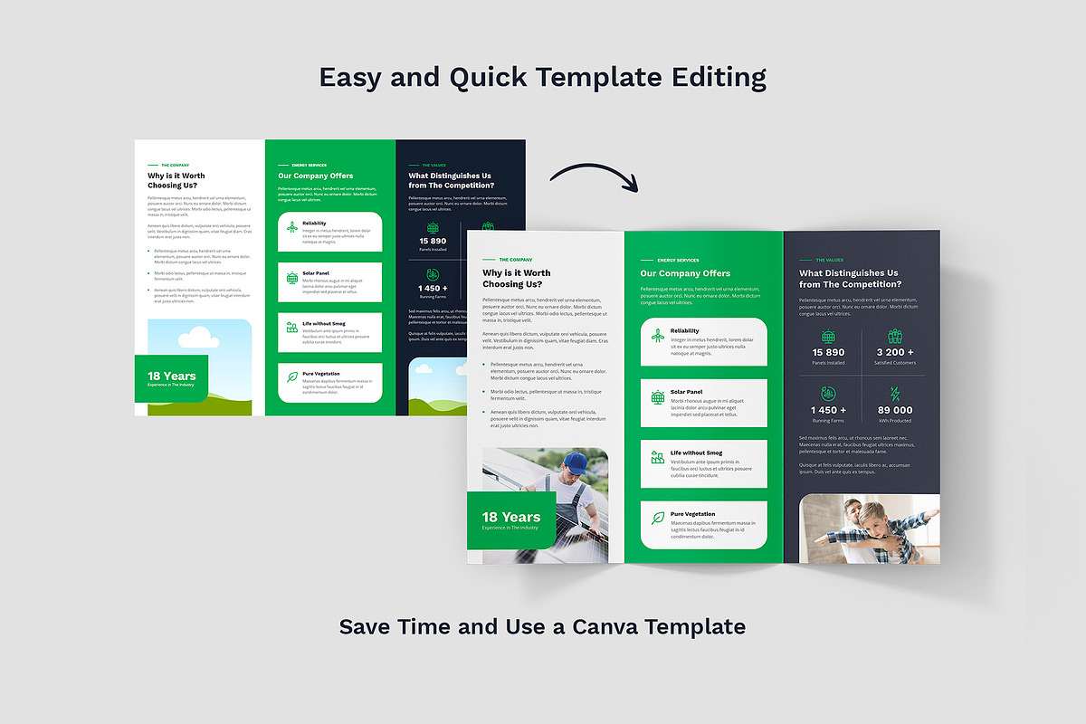 Solar Energy Brochure Tri-Fold Canva, a Brochure Template by artbart (Photo 8 of 8)