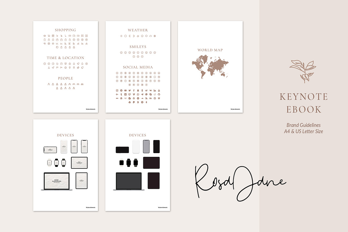 Keynote eBook Brand Guidelines, a Presentation Template by AgataCreate (Photo 11 of 14)