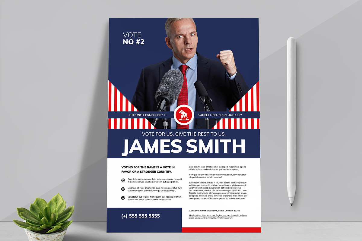 Flyer Template, a Flyer Template by MightyDesign (Photo 1 of 6)