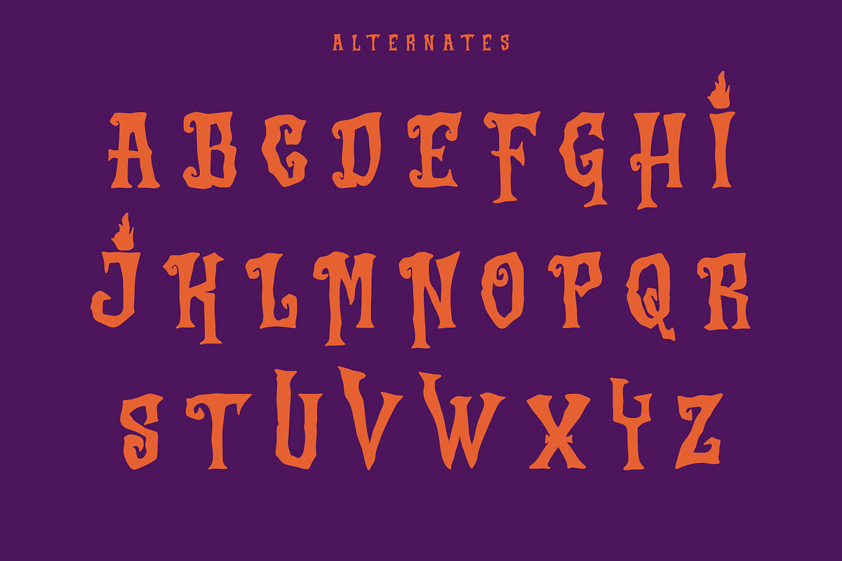 Mystique Village - Spooky Halloween, a Font by Arendxstudio (Photo 7 of 8)