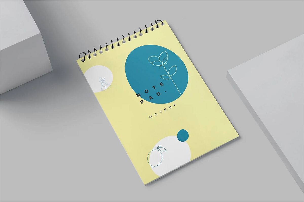 A4 A5 A6 Ringed Notepad Mockup, an Advertising Mockup by megostudi0 (Photo 2 of 2)