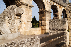 Roman Amphitheater, Pula, Croatia, an Architecture Photo by Bepslabor