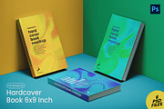 Hardback Book Cover PSD Mockup Set, a Books & Magazine Mockup by Remnand Studio (Thumbnail 1 of 9)