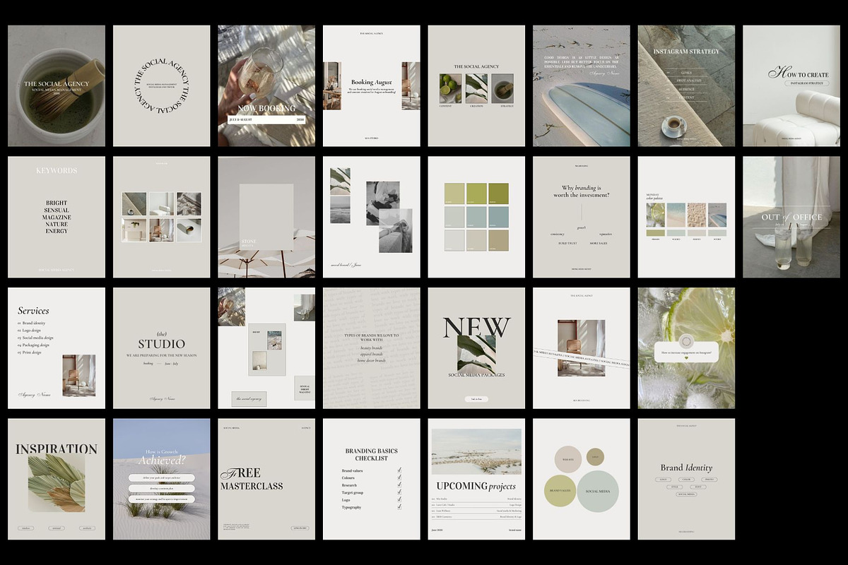 Instagram Agency Templates / Canva, a Social Media Template by Mia Branding Studio (Photo 3 of 3)