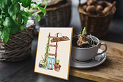 Gardening Watercolor Set, a Seasonal Illustration by BarvArt (Thumbnail 3 of 14)