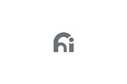 Initial letter hi logo design, an Object Graphic by nicemorning (Thumbnail 2 of 4)