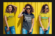 T-Shirt Mock-Up Set, a Shirt Mockup by Freeman Studio (Thumbnail 9 of 16)