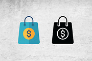 Shopping Bag Icons Set, an Outline Icon by Artonix (Thumbnail 2 of 2)
