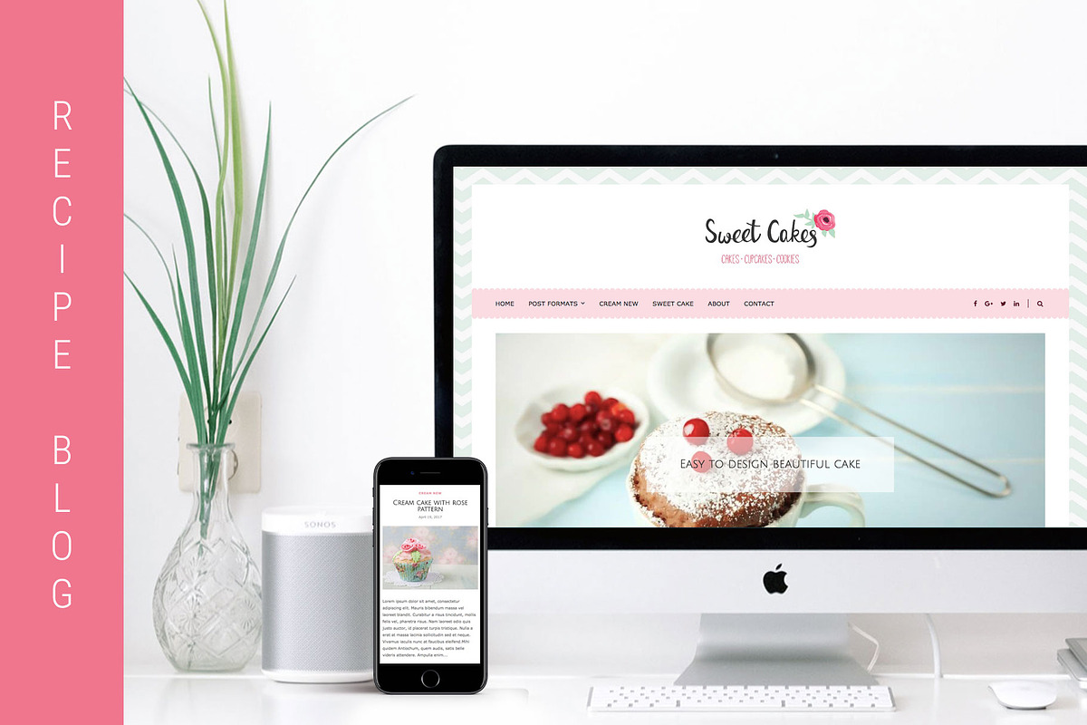 Sweet Cake - Food WordPress Theme, a WordPress Template by EasyBlog Themes (Photo 2 of 4)