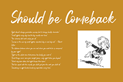 Should Be Comeback - Handwritten, a Font by Haksen (Thumbnail 2 of 8)