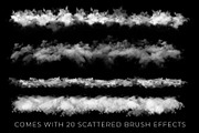 40 Cloud Brushes for Photoshop, a Brush Add-On by Dene Studios (Thumbnail 8 of 13)